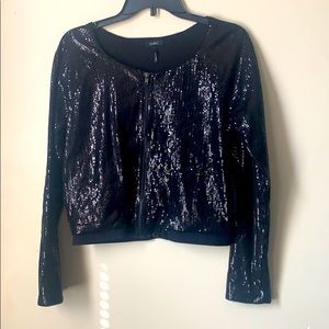 Black sequin jacket